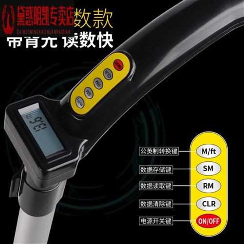 测距轮手推式滚j轮车测量丈量器 测亩仪器M电子轮式测距仪电子数