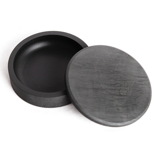 正宗歙砚砚台带盖初学者天然原石砚台墨海墨池墨盒文房四宝5寸