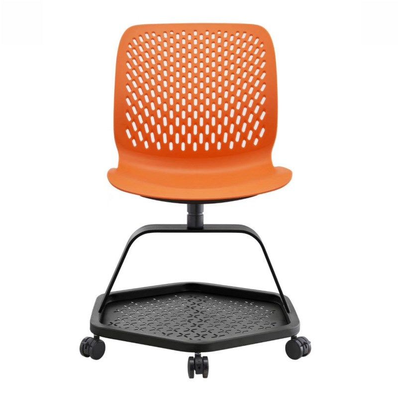 多功能写字板椅超大坐板培训椅大会议室拼桌讨论椅书写会议椅课桌