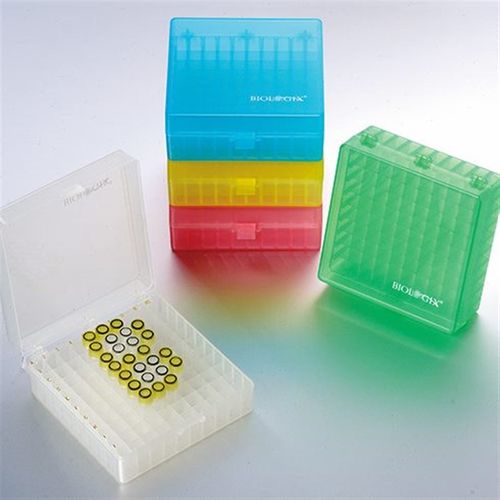 巴罗克2英寸PP冻存盒25格81格100格彩色混色耐低温20个/箱