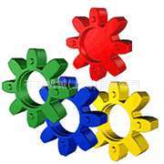 减速机橡胶减震垫/聚氨酯红色8角弹性体/实心缓冲垫胶块R28梅花瓣