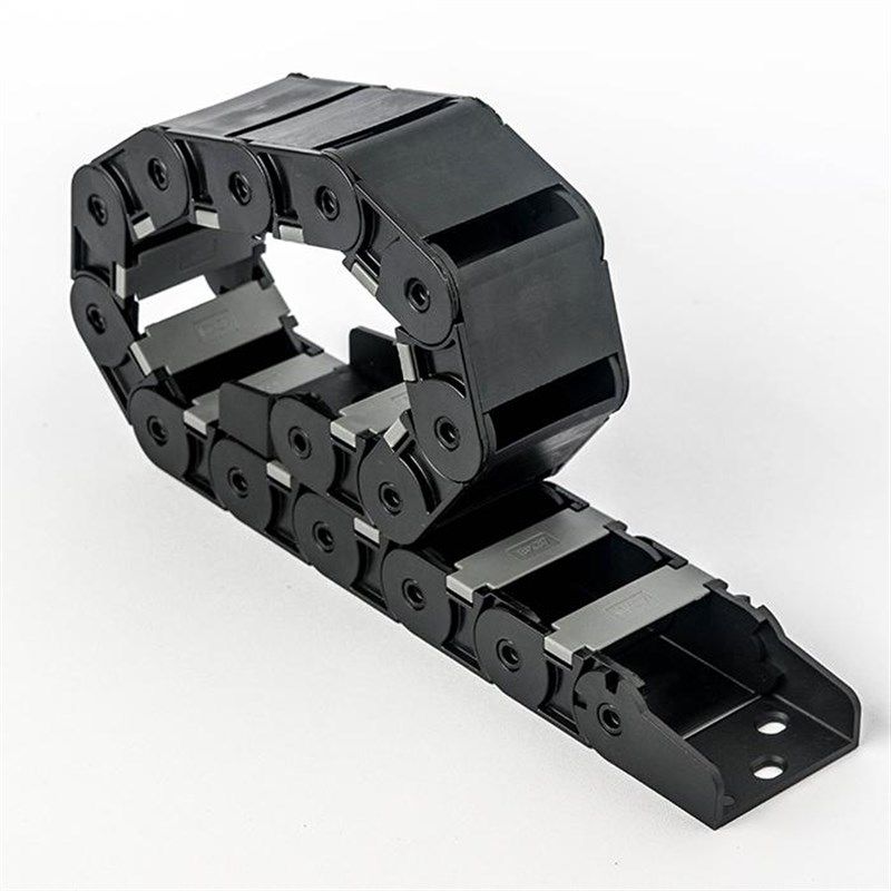 拖链厂家直销机械手塑料坦克链数控雕刻机床工程传动链线槽怡合达