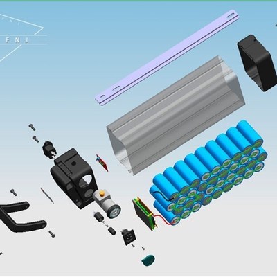 代驾折叠电动车锂电池48v20a银鱼海霸款36V12a15科讯小鸟通用