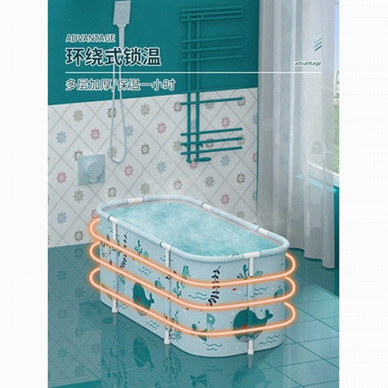 浴桶大人折叠泡澡桶全身浴盆家用洗澡盆特大号