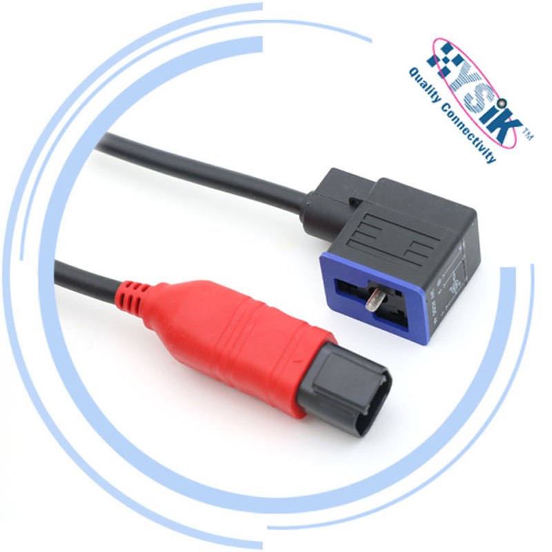 电磁阀插头 DIN 43650A 一体成型N式 24V 防水耐低温