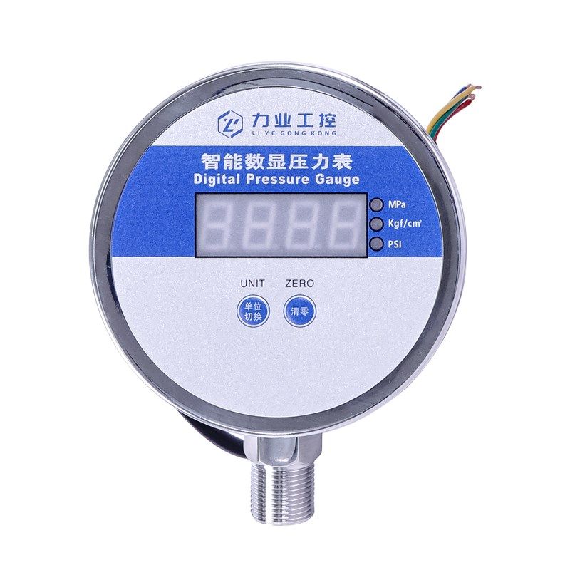 智能数显压力表负压真空气压表不锈钢外壳