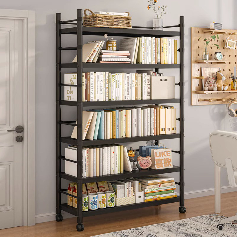 可移动铁艺书架置物架多层落地书柜收纳储物货架客厅家用展示架子,童装/婴儿装/亲子装,儿童装饰手表,淘宝优惠券,粉丝福利购,淘宝优惠卷