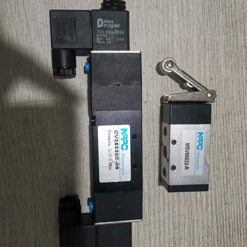 NPPC Pneumatic电磁阀CV25330C-08机械阀MSV86522-R ACT4M2531-08