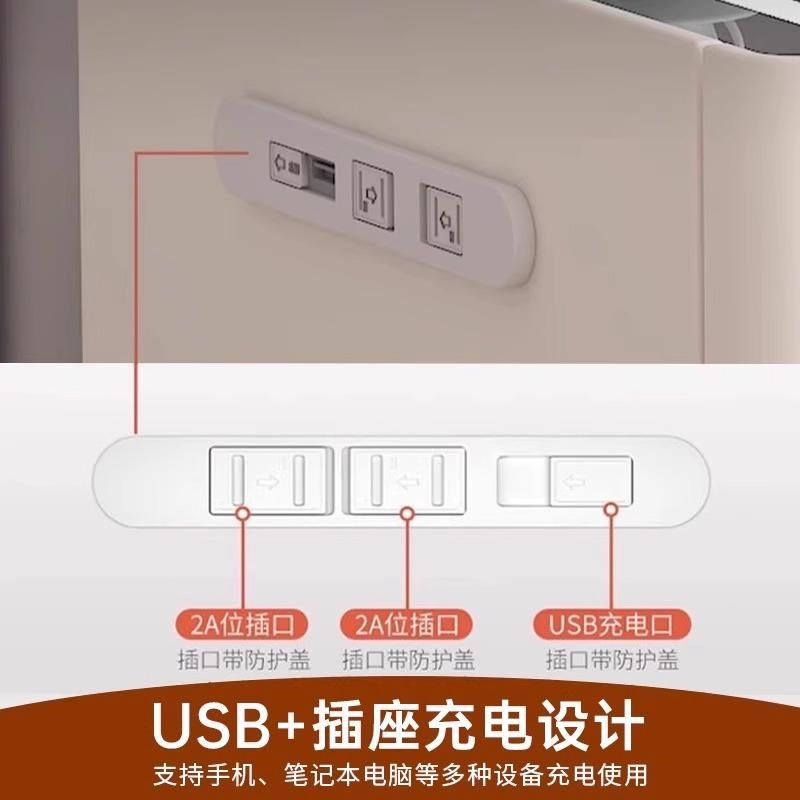 智能床头柜简约现代家用卧室收纳柜轻奢高级主卧收纳柜保险箱一体