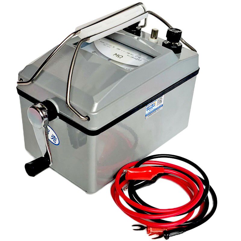 ZC11D-10 2500V 2500兆欧摇表指针绝缘电阻摇表兆欧表电工电阻表