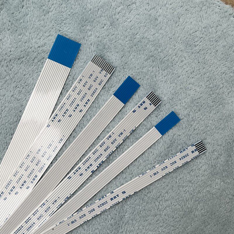8P9P 10P 11P FFC软排线0.5mm间距同/反向AWM 20624 80C 60V VW-1