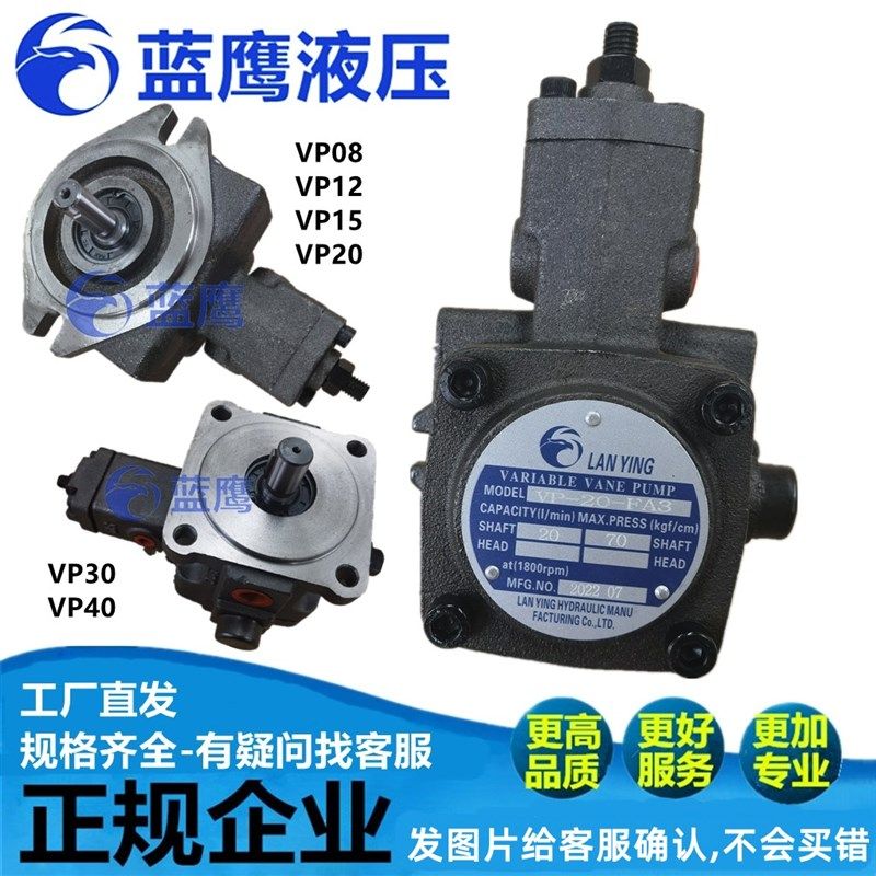 变量叶片泵VP-20 15 12 VB1-08 40 30 -FA3 -FA2 -FA1液压油泵SF