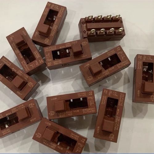 DEFOND德丰CSK-2316滑动拨动电源开关8脚3档8A吹风筒电吹风机按键