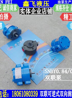 多片式可逆式SNBY0.8/1.6摆线油泵1.8双向供油润滑泵SMBY 0.84