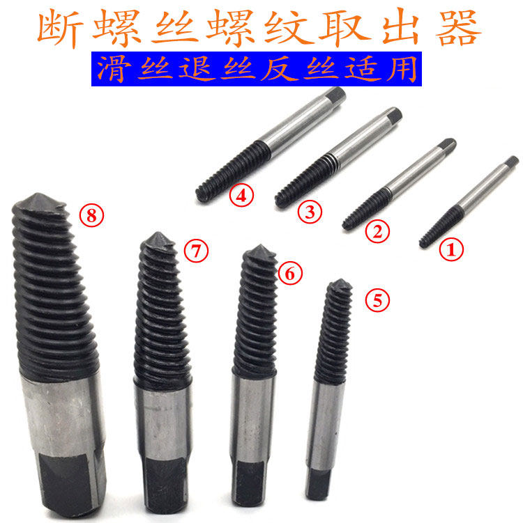 滑取丝器退丝器反丝断头螺丝螺纹断丝取出器龙头角阀工业级,童装/婴儿装/亲子装,包包,淘宝优惠券,粉丝福利购,淘宝优惠卷