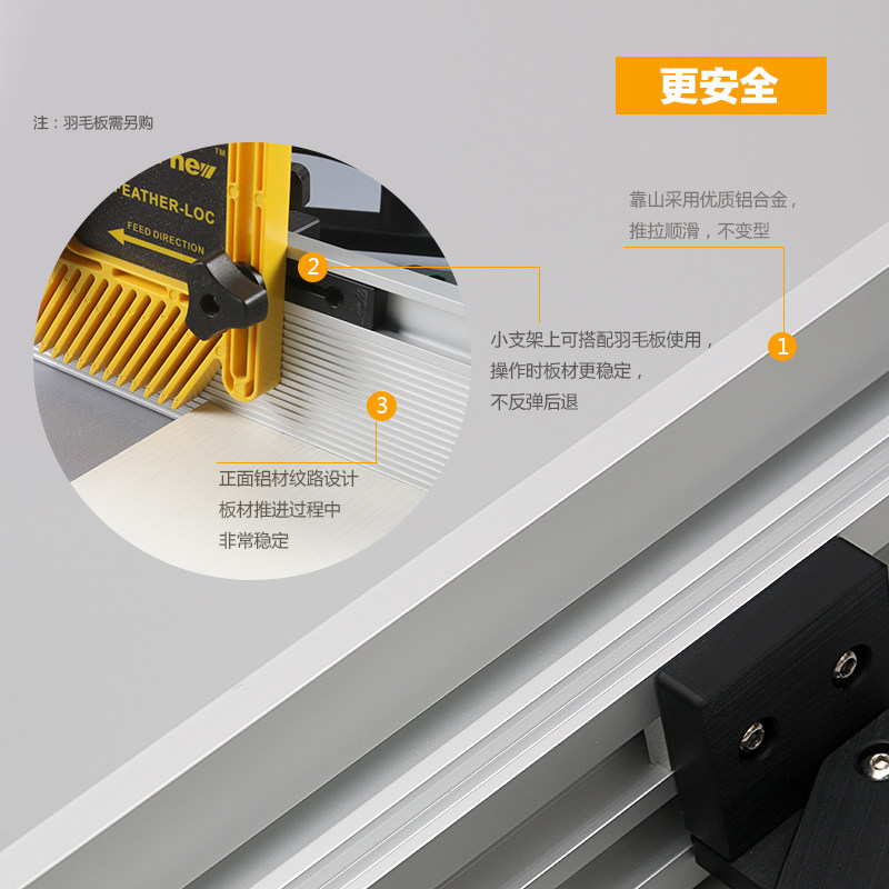 新款 倒装靠山套装 改装 雕刻机 电圆锯 靠山 DIY木工工具