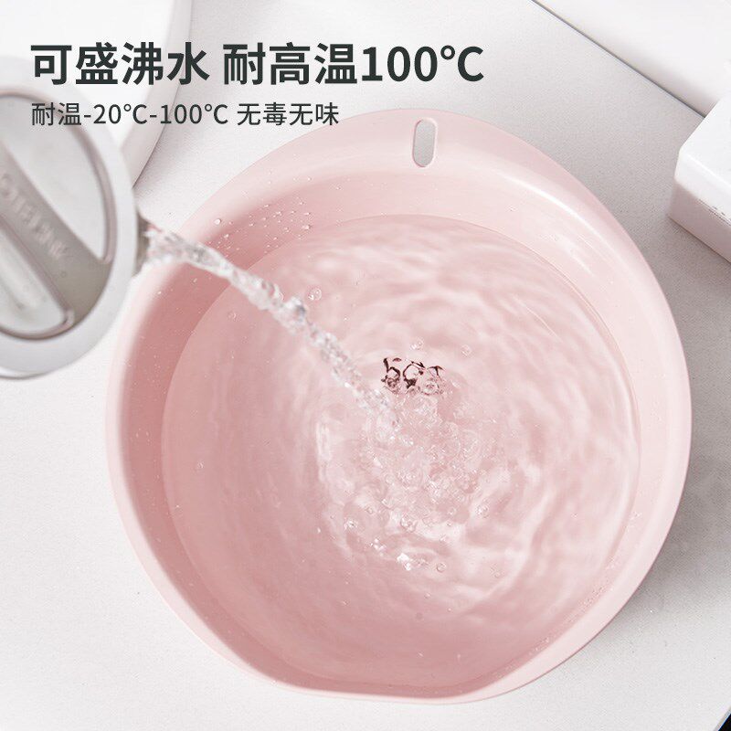 洗脸盆家用可爱塑料宝宝小脸盆塑料可挂婴儿盆子少女屁屁儿童