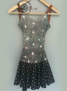 拉丁舞比赛服 儿童拉丁服 拉丁舞服表演服 女拉丁服少儿演出服A81