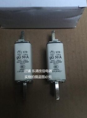 上海陶瓷厂熔断器 方管式熔断器熔芯NT0 RT16-0 R031/RO31 保险丝