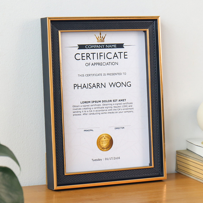 框a4定制证照展示框透明专利装裱授权书相框荣誉高级感