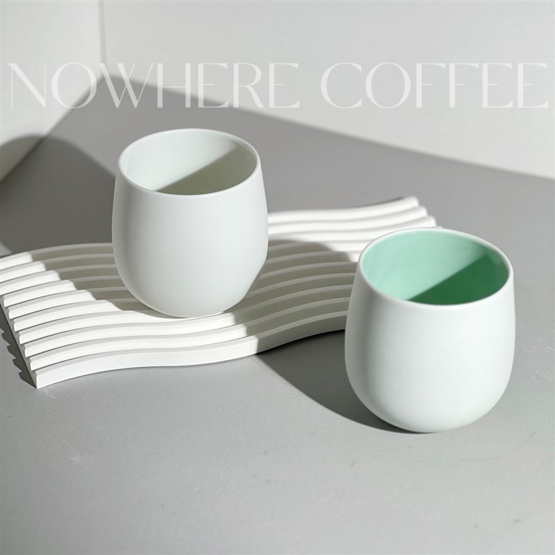 新西兰ACME品牌彩色内壁日本原产咖啡陶瓷闻香品鉴美式拿铁杯现货