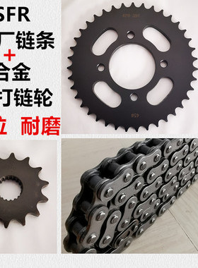 适用豪爵钻豹HJ125KA2锐爽EN1252E/F牙盘油封链条链轮套链链盘