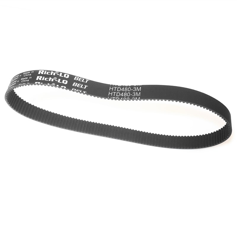 圆弧橡胶同步带HTD 3M480STS RPP加海绵彩胶160双面齿形带DA\