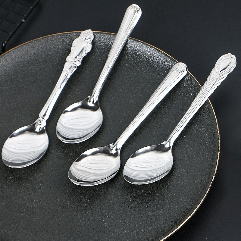 燕尾不锈钢汤匙两支装