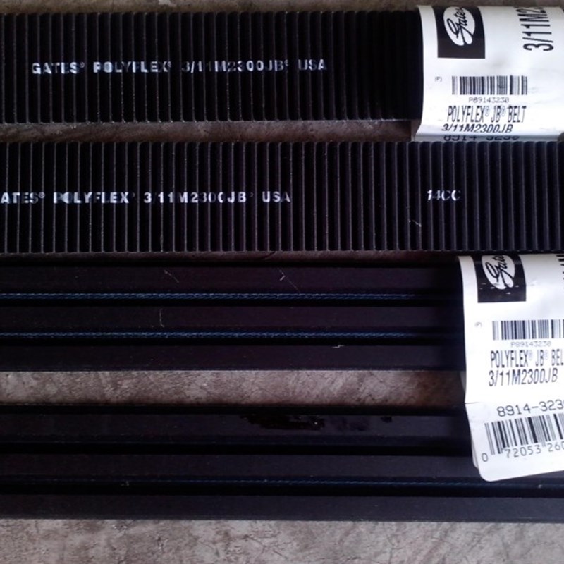 进口GATES POLYFLEX 2/11M2300JB USA 3/11M2300JB数控机床皮带