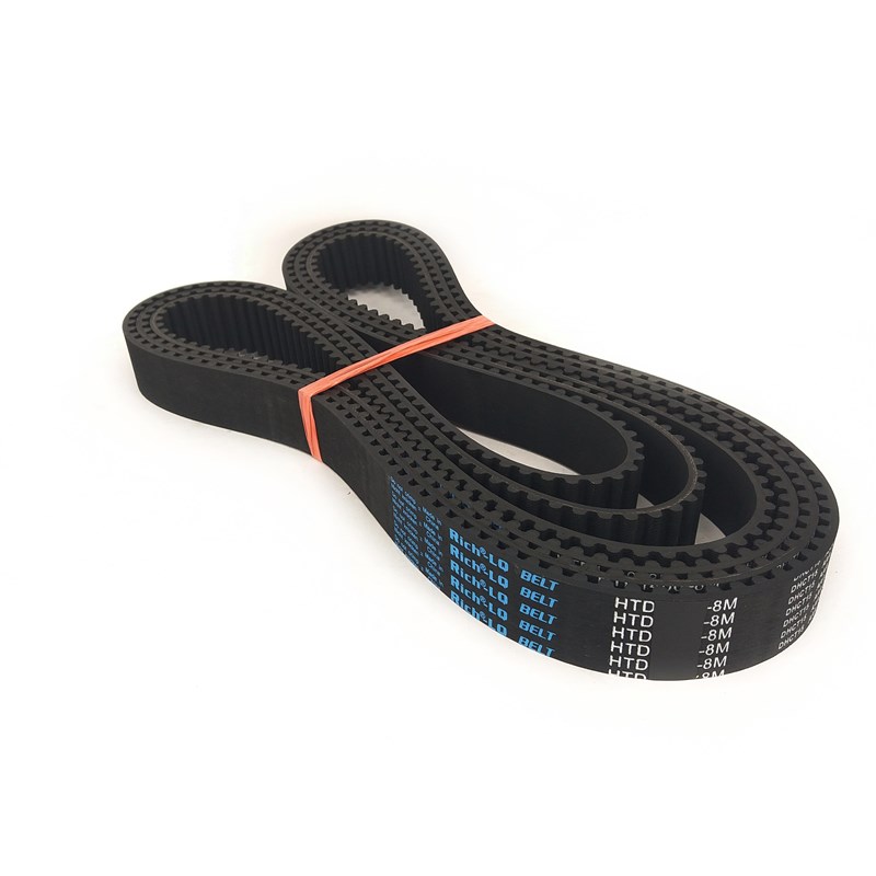 橡胶同步带HTD 8M1056STS RPP YU132双面齿形带DA DB加海绵彩胶