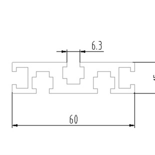 1560G国标铝型材 国标1560铝合金型材15系国标铝型材框架流水线