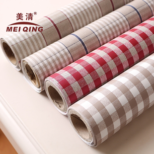 红色格子桌布台布长方形餐桌布现代简约塑料pvc防水防油免洗清新