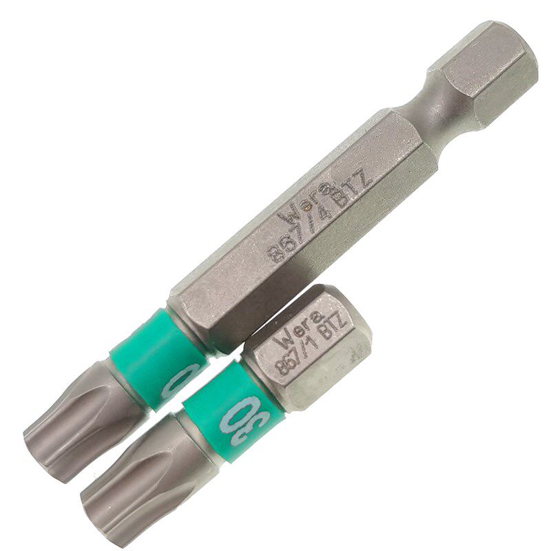 德国维拉WERA抗扭六角梅花螺丝批头867/4 BTZ T10 15 20 25 30 40