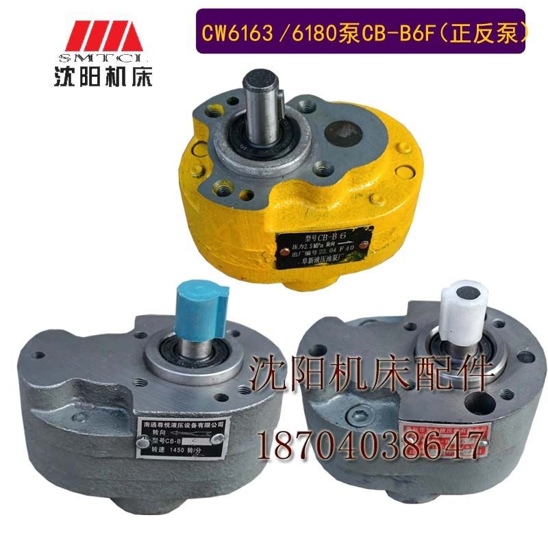 沈阳大连CW6163CW6180车床配套油泵CB-B6齿轮油泵齿轮泵正反泵