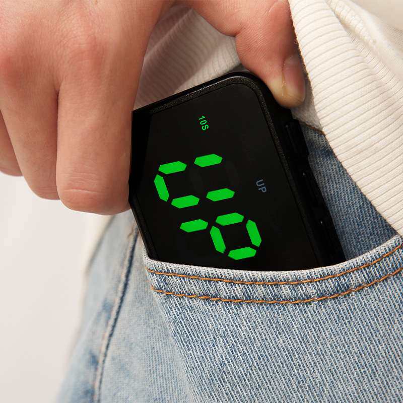新款磁吸充电mini多功能健身房间歇锻炼运动计时器