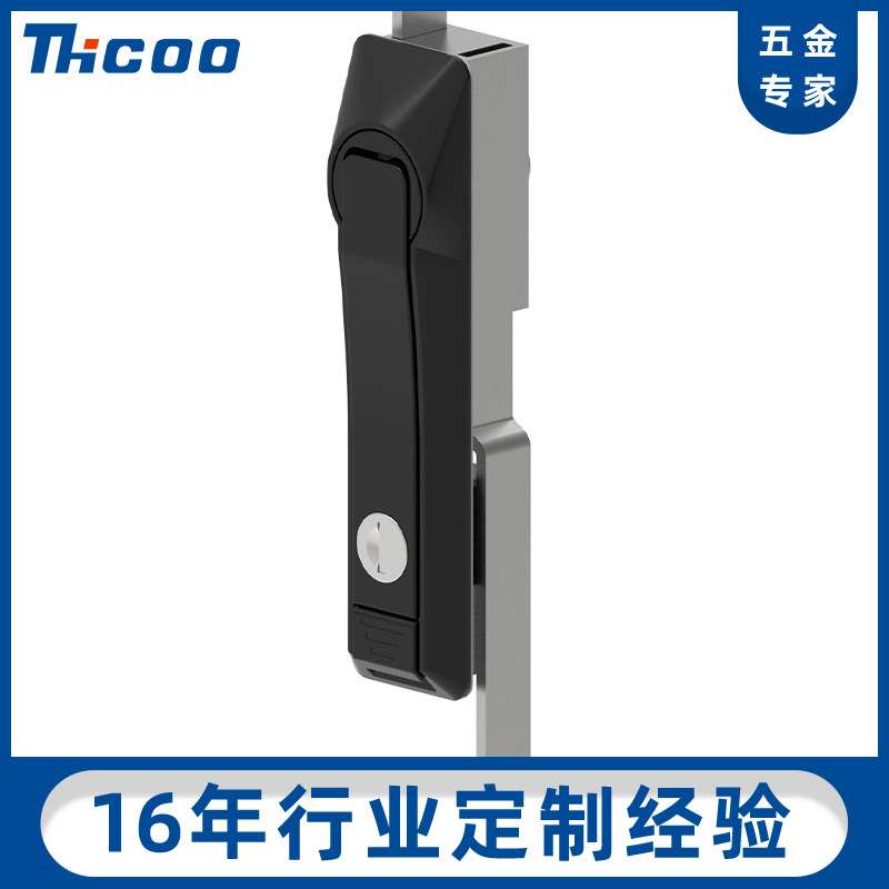 斯科 MS828配电箱机柜门锁  带挂天地连杆锁电气柜 充电桩锁A8102