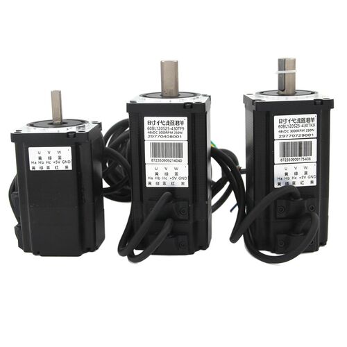 60BL低压24V/48V直流无刷电机套装150W200W300W400W高功率3000转