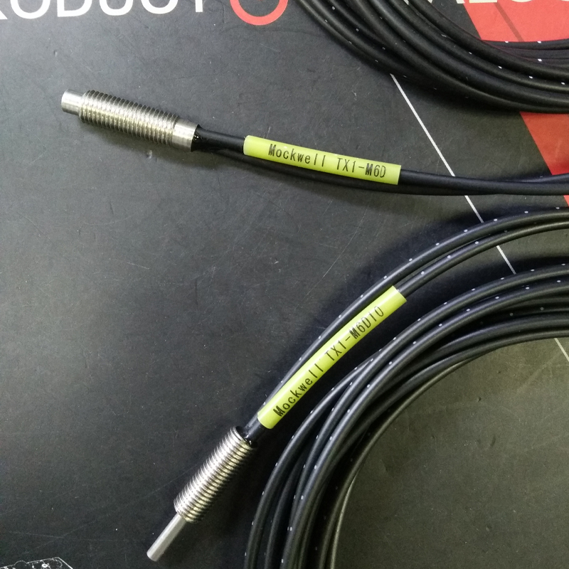 莫克韦尔TX1-M6D  TX1-M6D10 M6反射型光纤探头传感器 线长1m