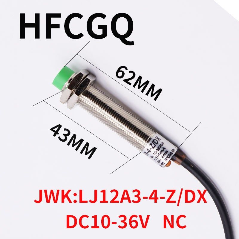 杭法传感器JWK:LJ12A3-4-Z/DX直流两线常闭10-36VDC m12 接近开关
