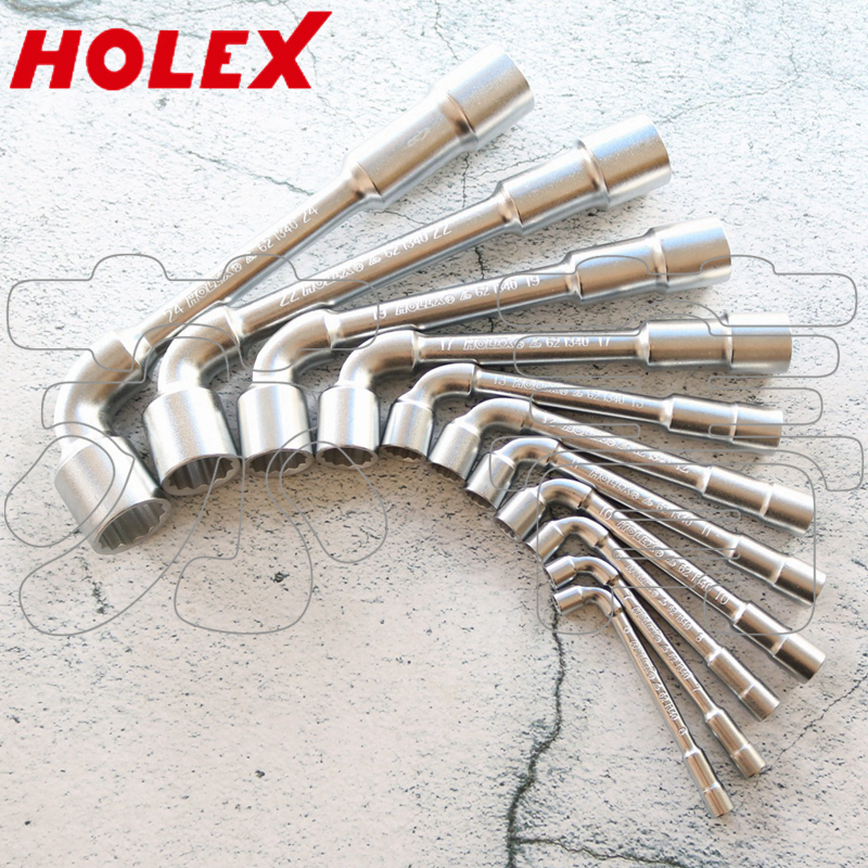 德国霍夫曼HOLEX 梅花扳手 烟斗扳手套装  弯头 8件套  11件套