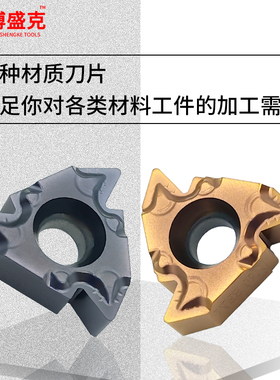 数控刀片外螺纹刀粒外牙挑丝刀头22ERN60N55公英制调质锻打不锈钢