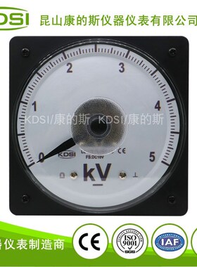 KDSI指针式直流电压表LS-110 DC10V 5kV圆形开孔 广角度船用电表