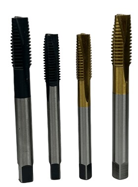 镀钛先端机用丝锥氧化黑色螺旋丝锥螺尖丝攻直槽m3 4M6M8M10 12