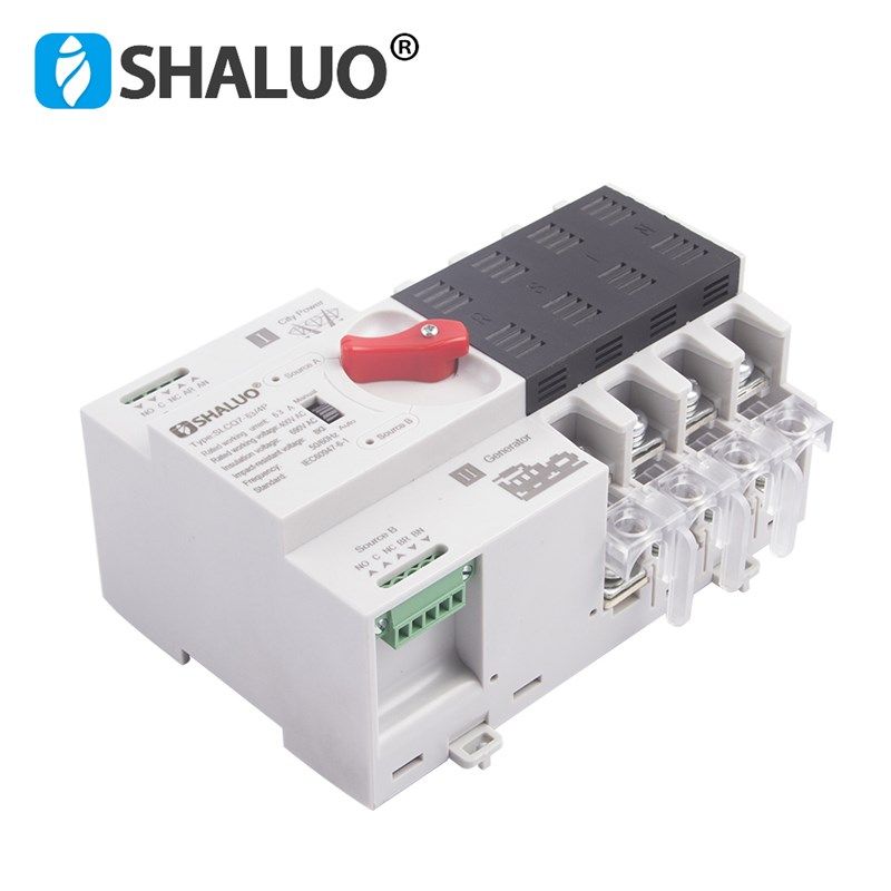 双源自动转换开关电单相家用4P63A100A不断电PC隔离型ATS切换开关