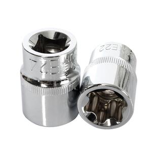 梅花型套筒扳手1/2大飞3/8中飞1/4小飞e型套筒六角星形套装e5-e24