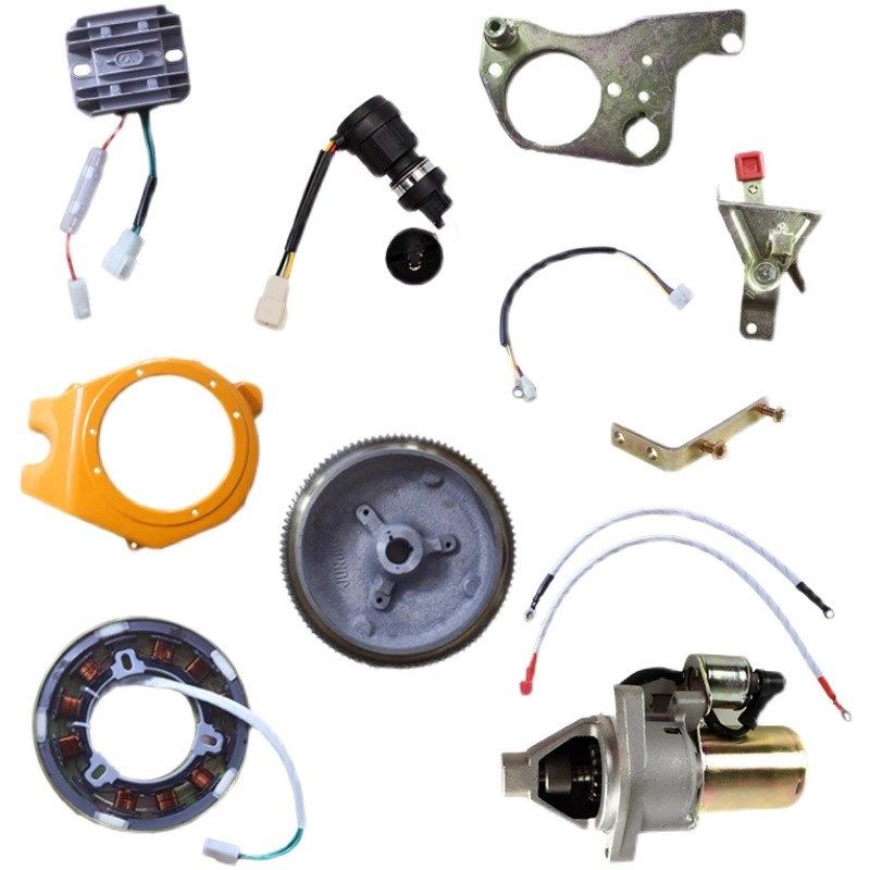 风冷柴油机括普款汽改柴168F微耕机抽水机手改电启动全套改装配件