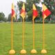 中考足球篮球训练杆蛇形跑标志杆绕杆桩注水角旗停车倒车桩标志杆