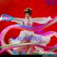 五彩长绸 舞蹈用长绸 真丝长绸 七彩李玉刚 舞蹈用品 飞天舞彩绸