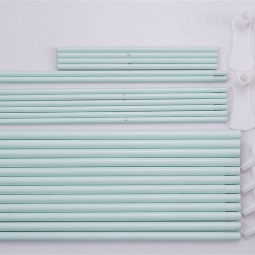 宫廷蚊帐配件铁艺烤漆支架不锈钢加粗1.2单独杆子1.5米1.8m床方顶