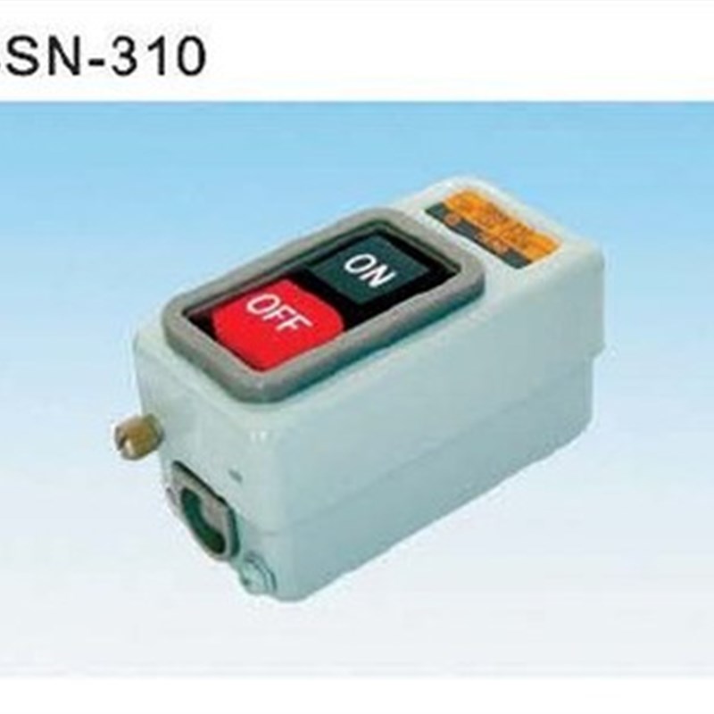 TBSN-310三相电机启动按钮开关动力押压扣开关380v220v